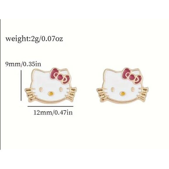 🔥Hello Kitty Pendant Necklace Cartoon Jewelry BNWT🔥 - Picture 3 of 3